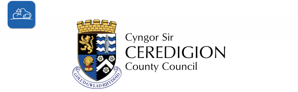 ceredigion county council logo banner