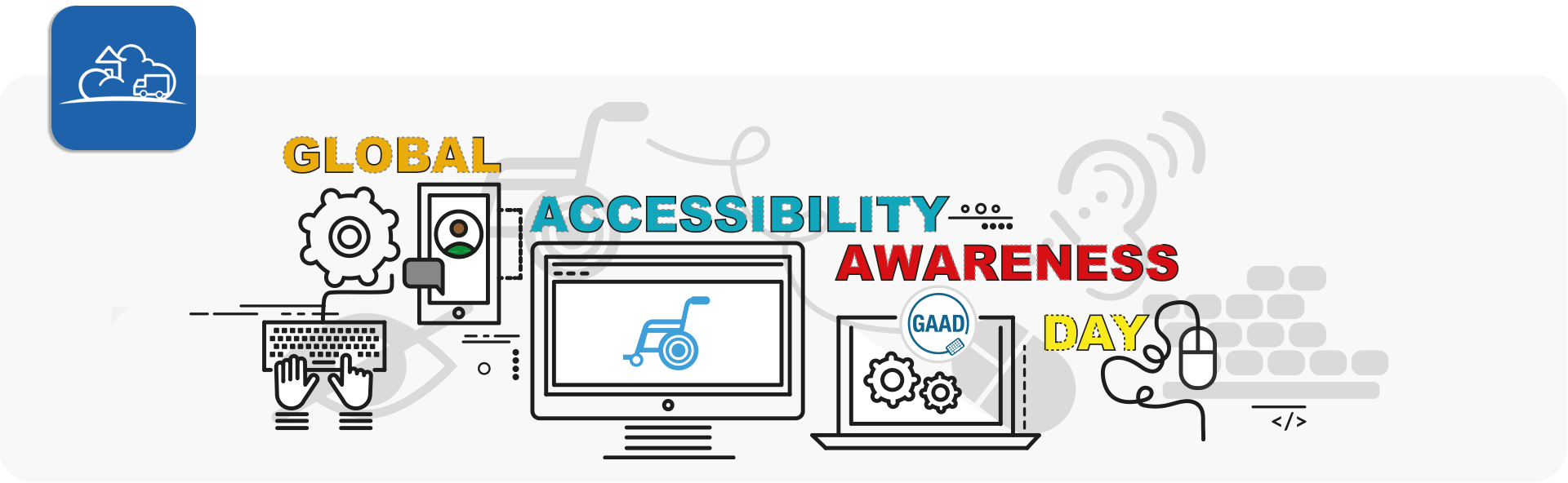 global accessibility awareness day banner