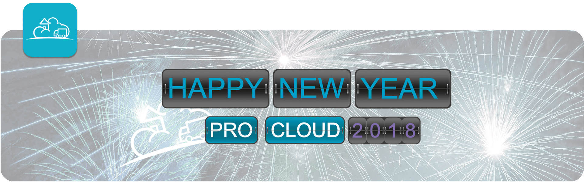 happy new year from pro0cloud 2018 banner