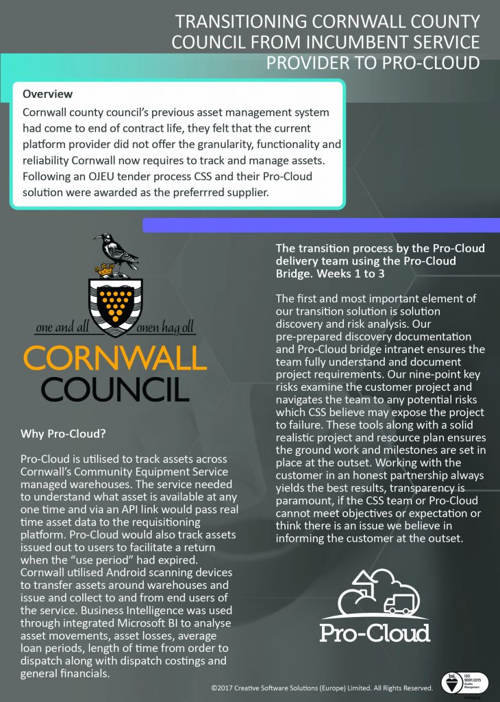 cornwall council and pro-cloud case study page 1